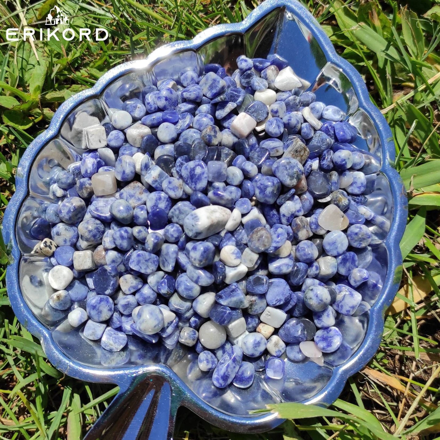 50/100/200g Sodalite Gravel 5-7mm Polished Blue Sodalite Tumbled Stones Natural India Sodalite Loose Gemstones Crystal Gravel Stones Lot