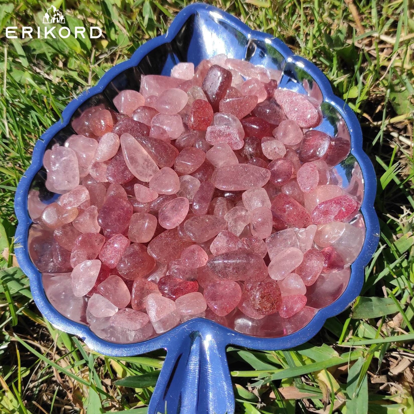 50/100/200g Red Aventurine Quartz Gravel 8-12mm Strawberry Quartz Gravel Polished Pink Aventurine Quartz Natural Brazil Aventurine Loose Gem