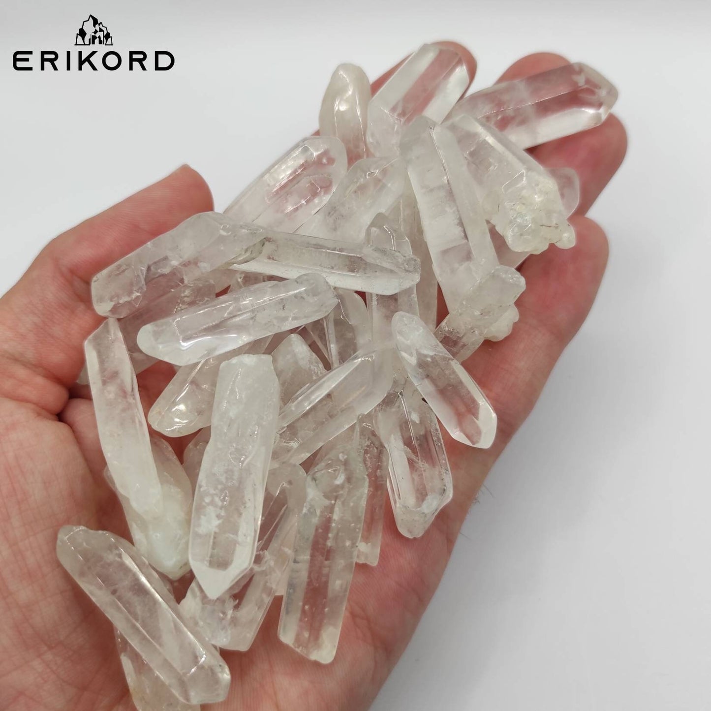 50/100/200g Small Clear Quartz Points Polished Clear Quartz Points Tumbled Clear Quartz Natural Quartz Loose Gemstones Quartz Points Bulk
