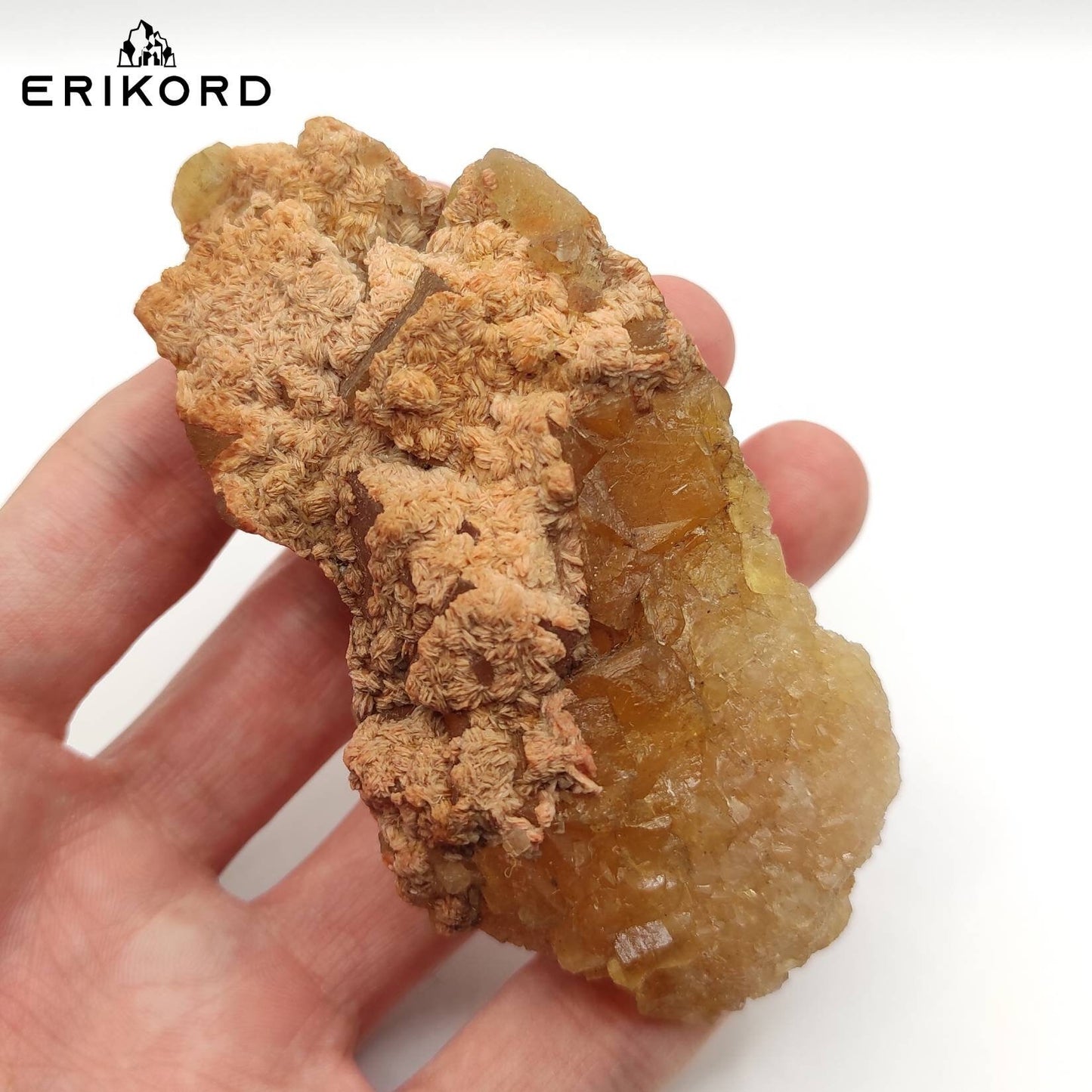 167g Yellow Fluorite Crystal Morocco Mineral Specimen Natural Honey Fluorite Raw Fluorite Crystal Cluster Rough Yellow Cubic Fluorite Stone