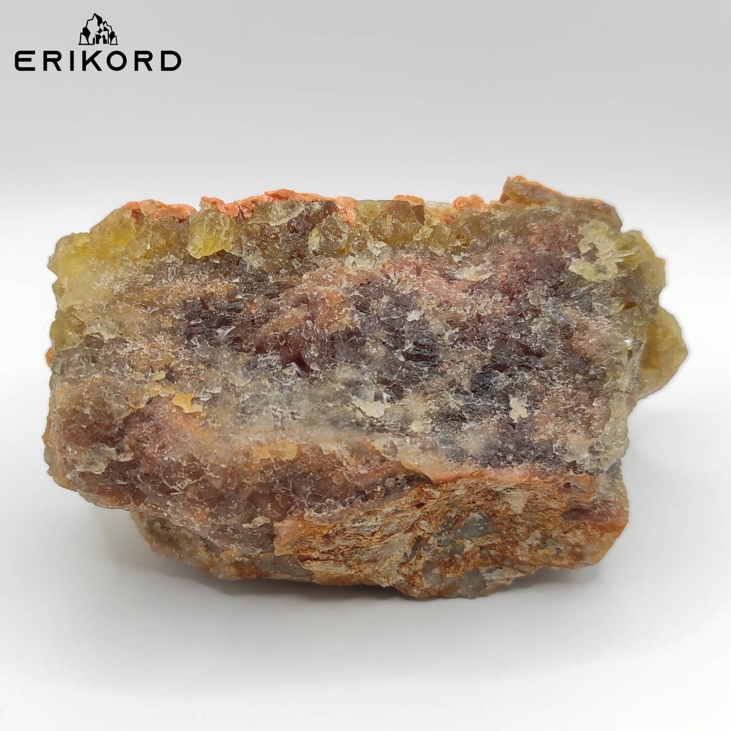 290g Yellow Fluorite Crystal Morocco Mineral Specimen Natural Honey Fluorite Raw Fluorite Crystal Cluster Rough Yellow Cubic Fluorite Stone