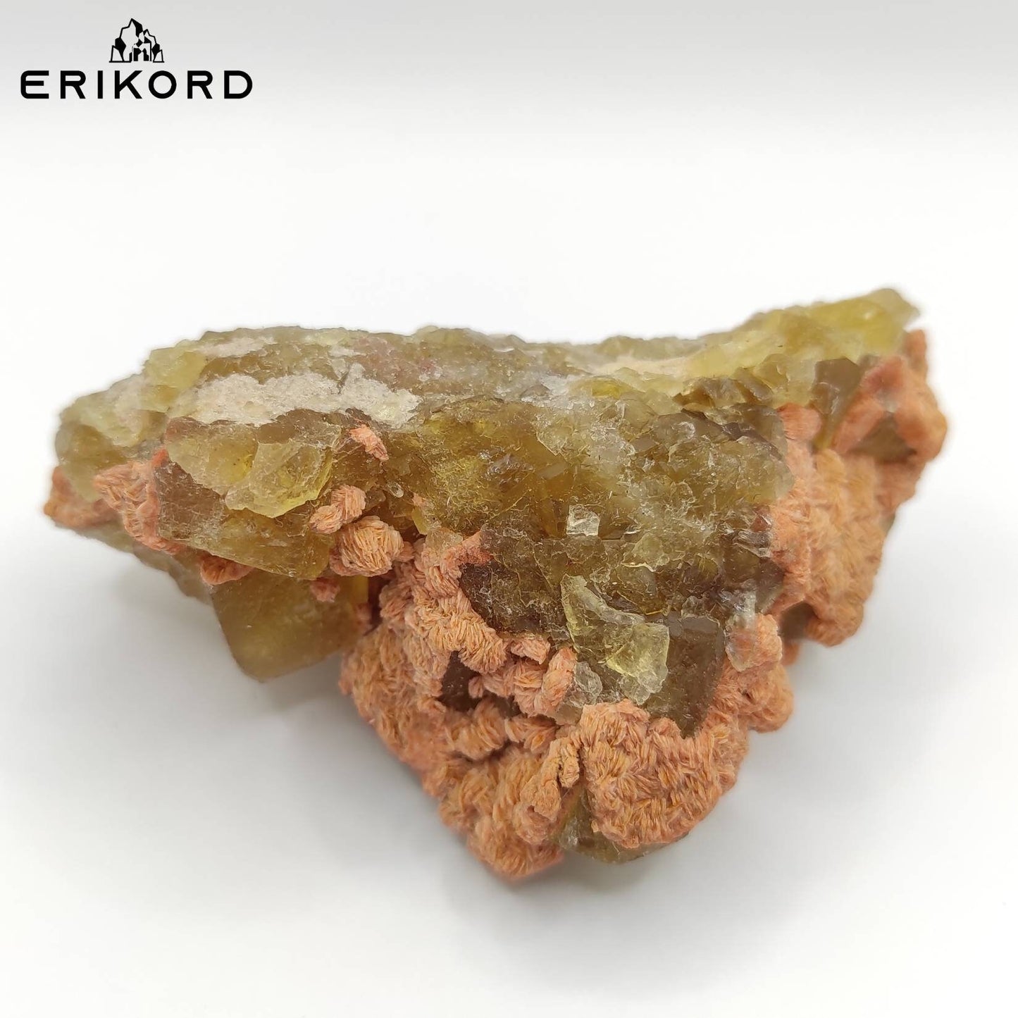 152g Yellow Fluorite Crystal Morocco Mineral Specimen Natural Honey Fluorite Raw Fluorite Crystal Cluster Rough Yellow Cubic Fluorite Stone