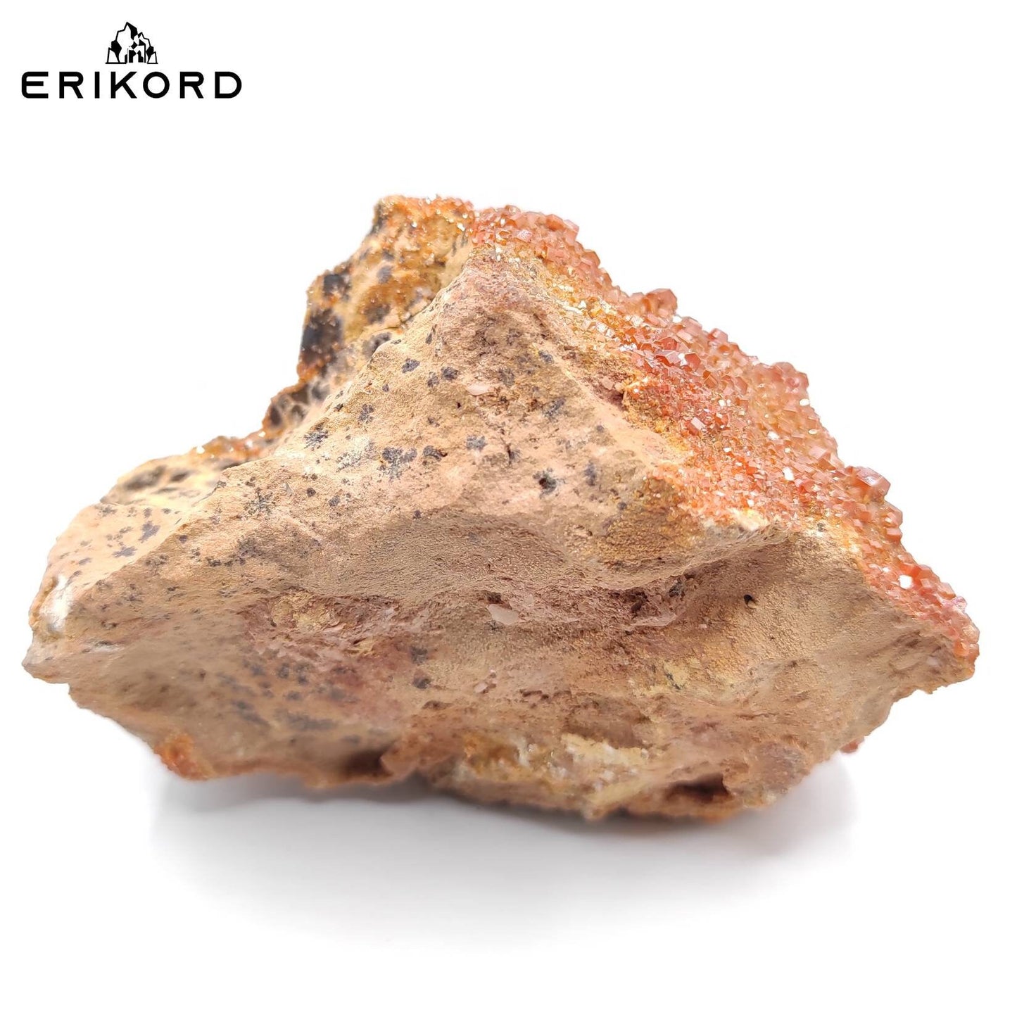 485g Large Vanadinite High Quality Crystal Specimen Natural Vanadinite Mibladen Morocco Raw Crystal Cluster Red Orange Rough Crystal