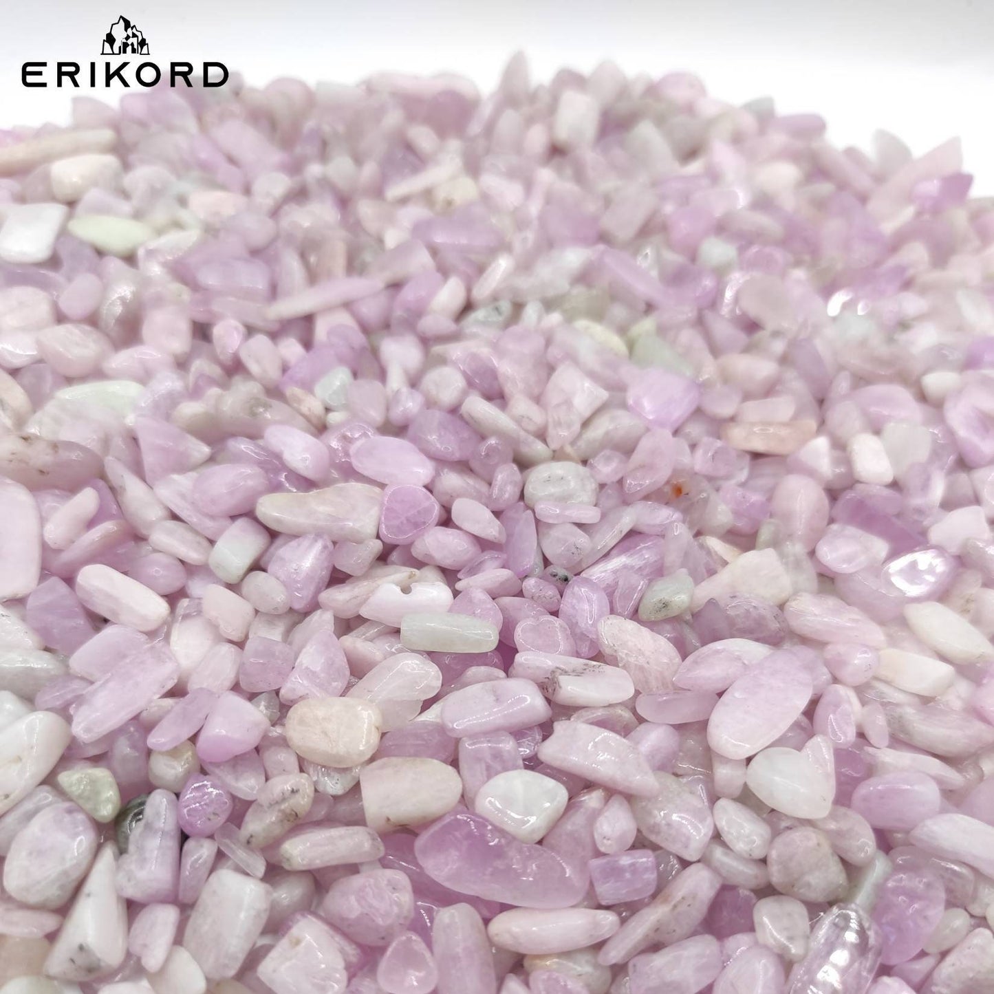 50/100/200g Purple Kunzite Gravel 5-15mm Polished Pink Lavender Kunzite Tumbled Stones Natural Madagascar Kunzite Loose Gems Crystals Lot