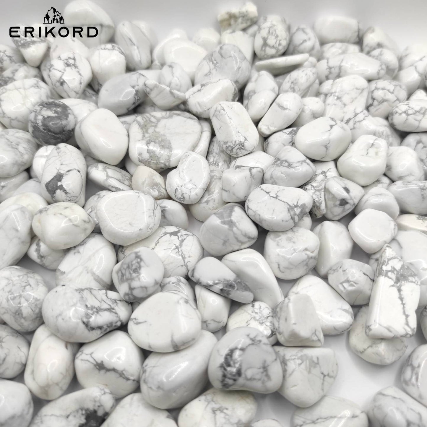 50/100/200g Howlite Tumbles 2-3cm Polished White Howlite Tumbled Stones Natural USA Howlite Loose Gemstones Crystal Lot Natural Gems