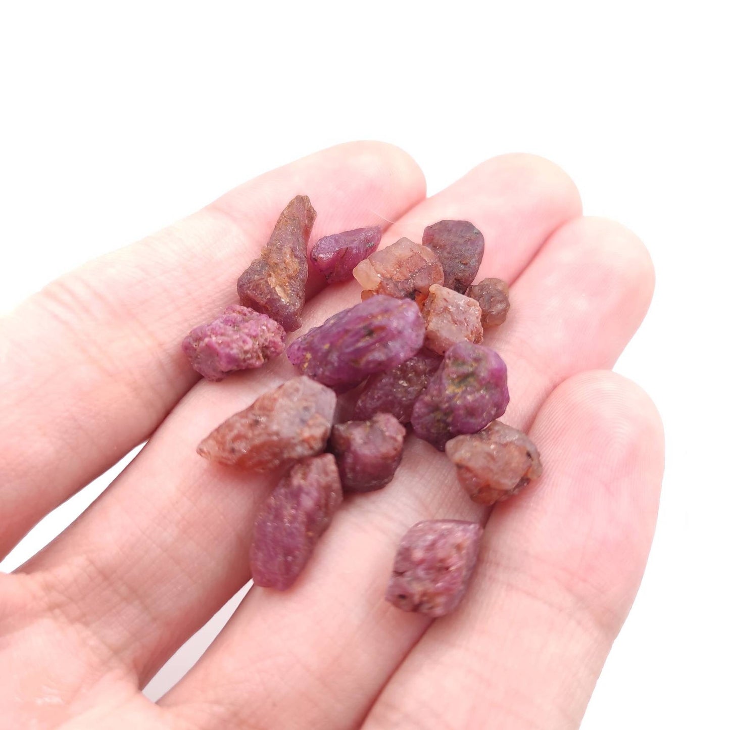 65ct Untreated Ruby Lot - Unheated Ruby Gemstones - Raw Red Ruby from Mozambique - Rough Rubies Gems - Loose Ruby Gemstones - Rough Gems