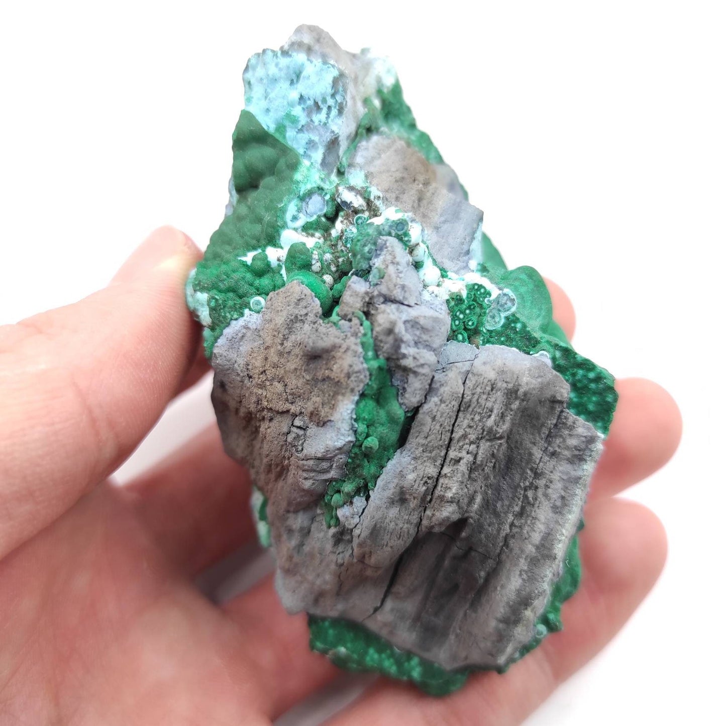 167g Green Malachite Crystal Mineral Specimen Natural Green Crystals Congo Green Malachite Natural Raw Crystal Cluster Unique Specimen Gem