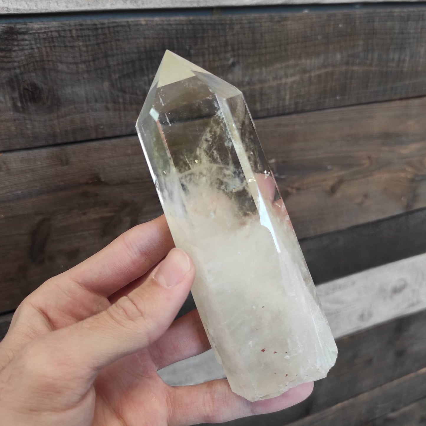 400g Heated Citrine Crystal Yellow Citrine Crystal Congo Citrine Tower Polished Citrine Point Large Yellow Citrine Sparkling Crystal