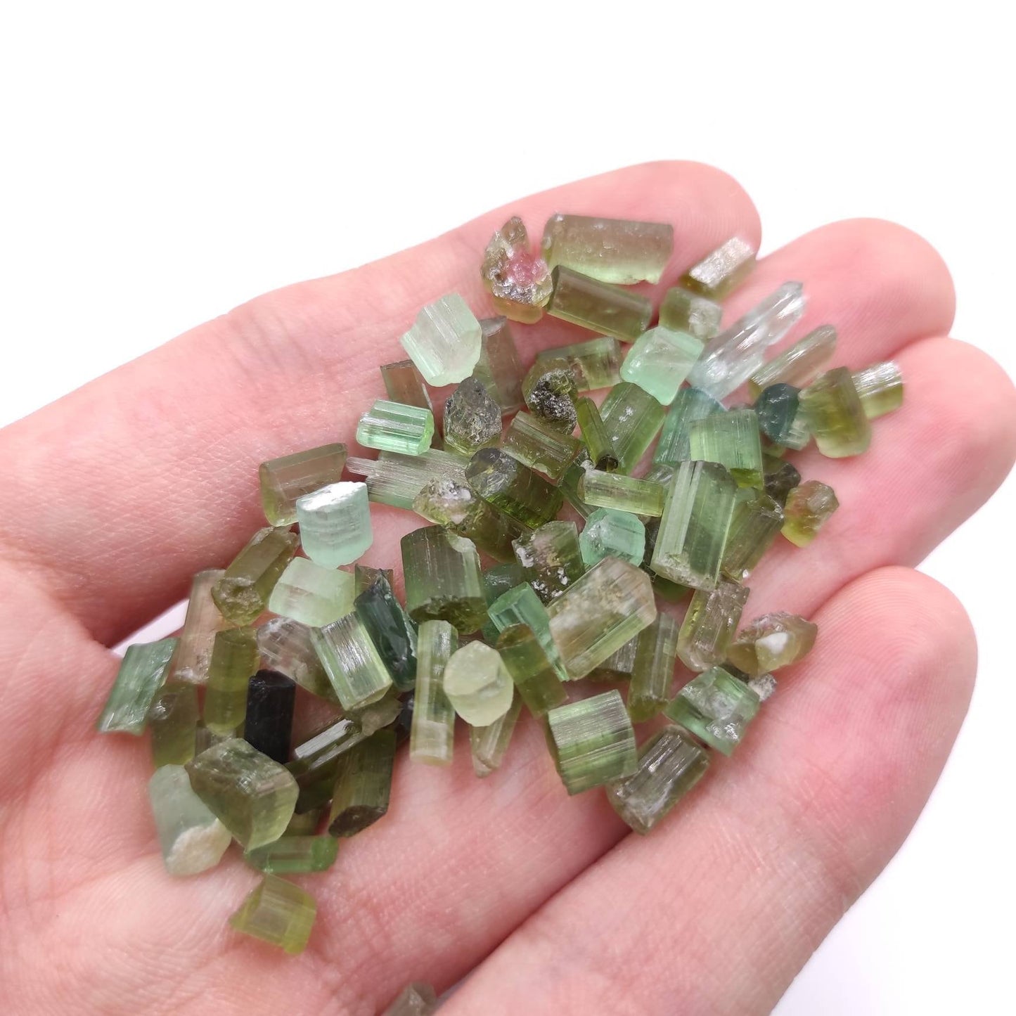 83ct Green & Blue Tourmaline Lot Tourmaline Sticks Natural Green Tourmaline Gems Rough Gems Loose Gemstone Raw Indicolite Gem Tourmaline Lot