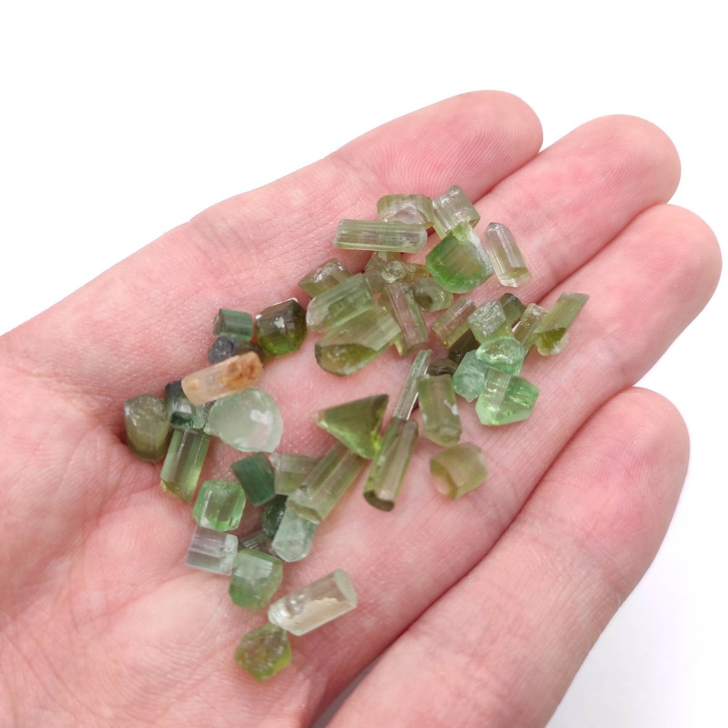 52ct Green & Blue Tourmaline Lot Tourmaline Sticks Natural Green Tourmaline Gems Rough Gems Loose Gemstone Raw Indicolite Gem Tourmaline Lot