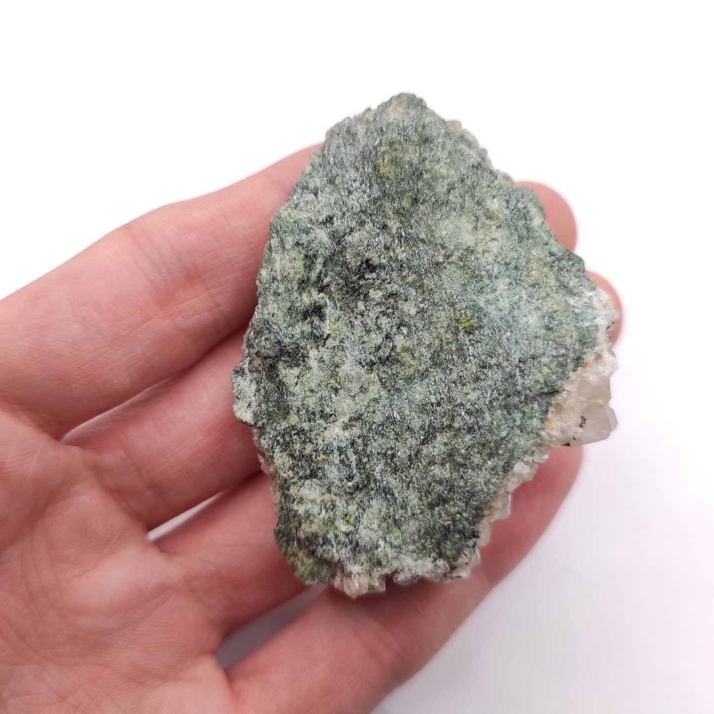 61g Green Sphene in Matrix - Green Titanite Specimen from Balochistan, Pakistan - Natural Green Sphene Gemstone in Matrix - Green Crystal