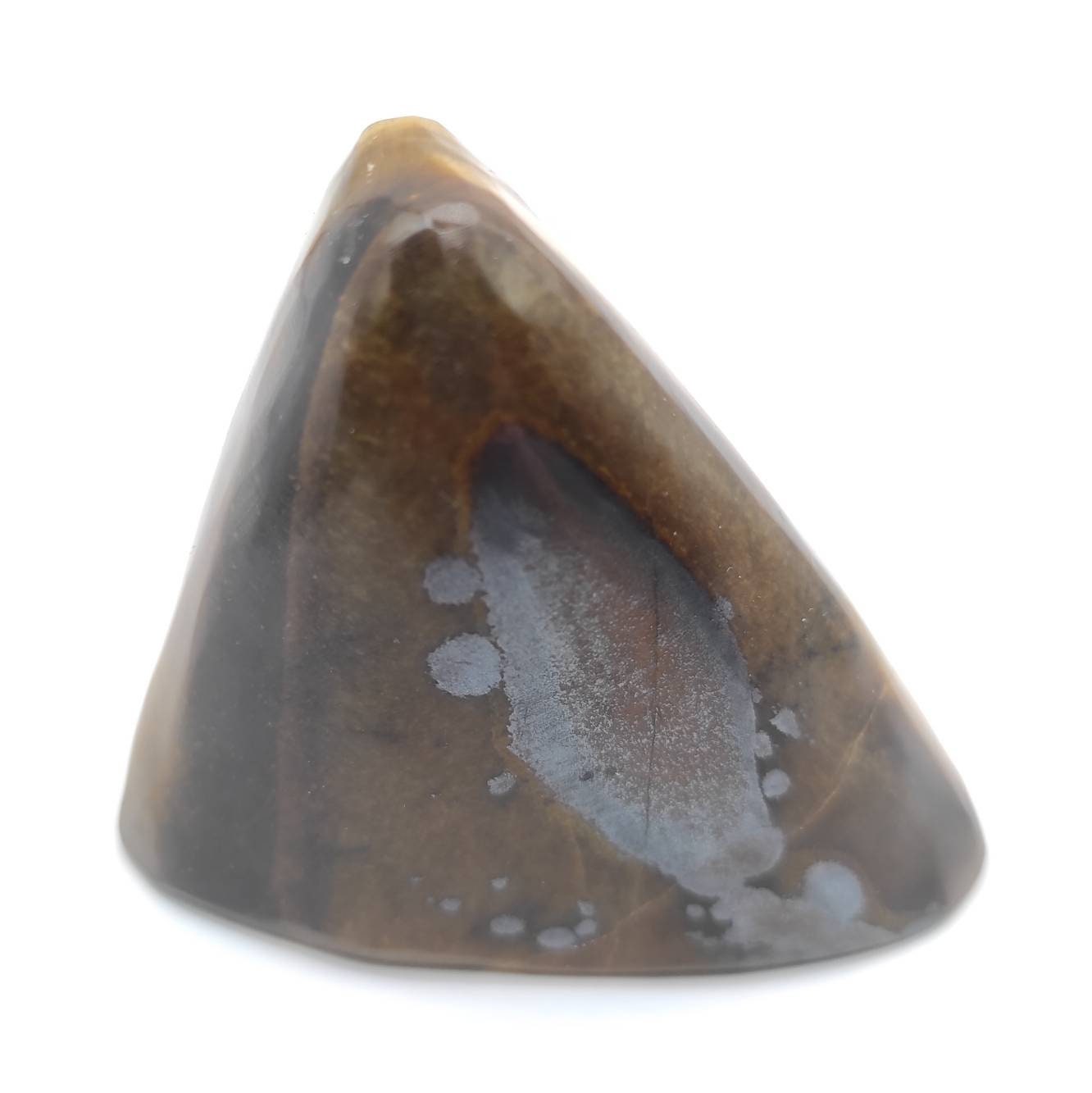 105g Tiger Eye Polished Freeform Natural Tiger's Eye Crystal South Africa Polished Tiger Eye Palmstone High Quality Crystal Specimen