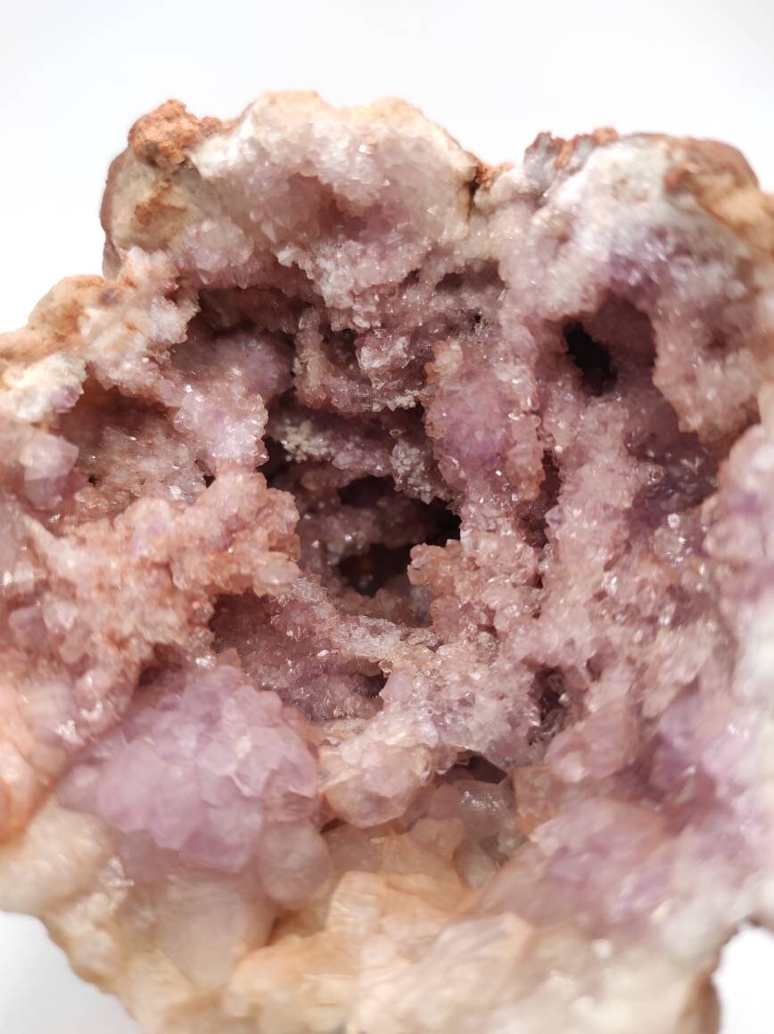 375g Rare Pink Amethyst from Brazil - Raw Pink Amethyst - Healing Crystal Cluster - Natural Pink Amethyst - Unique Crystal - Amethyst Geode