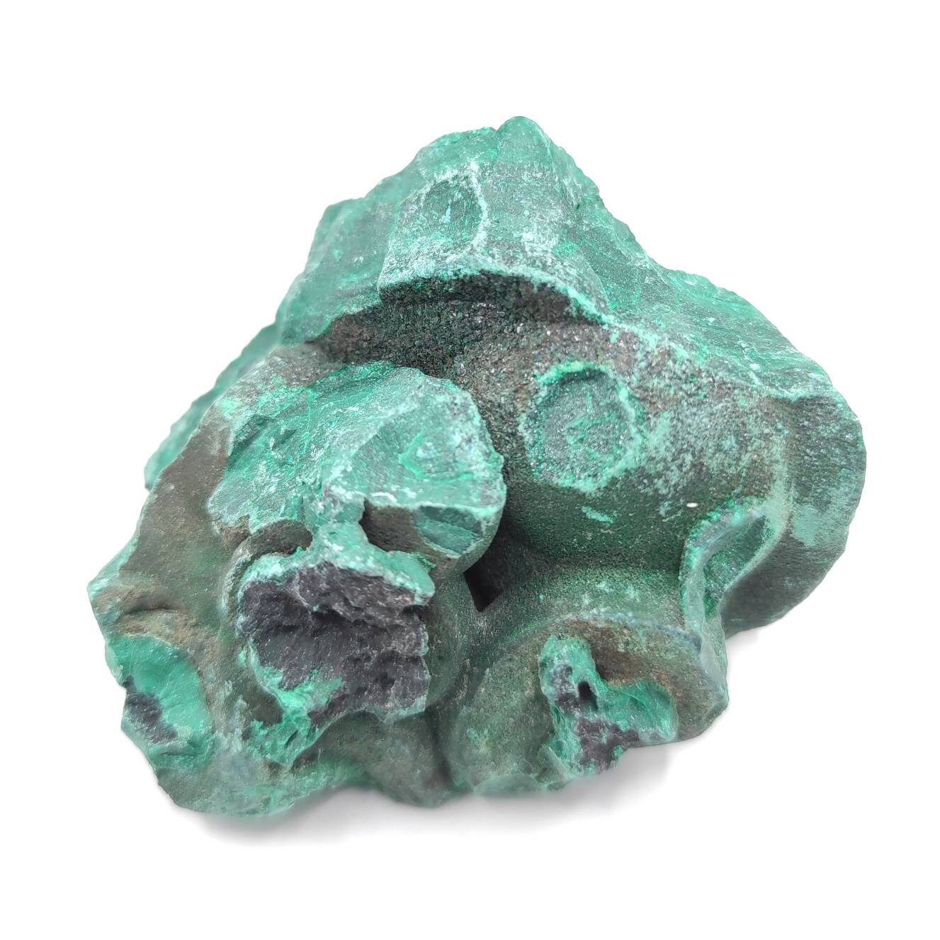 88g Rough Malachite Chunk - Mineral Specimen - Natural Green Crystals - Green Malachite - Natural Raw Crystal Cluster - Unique Specimen