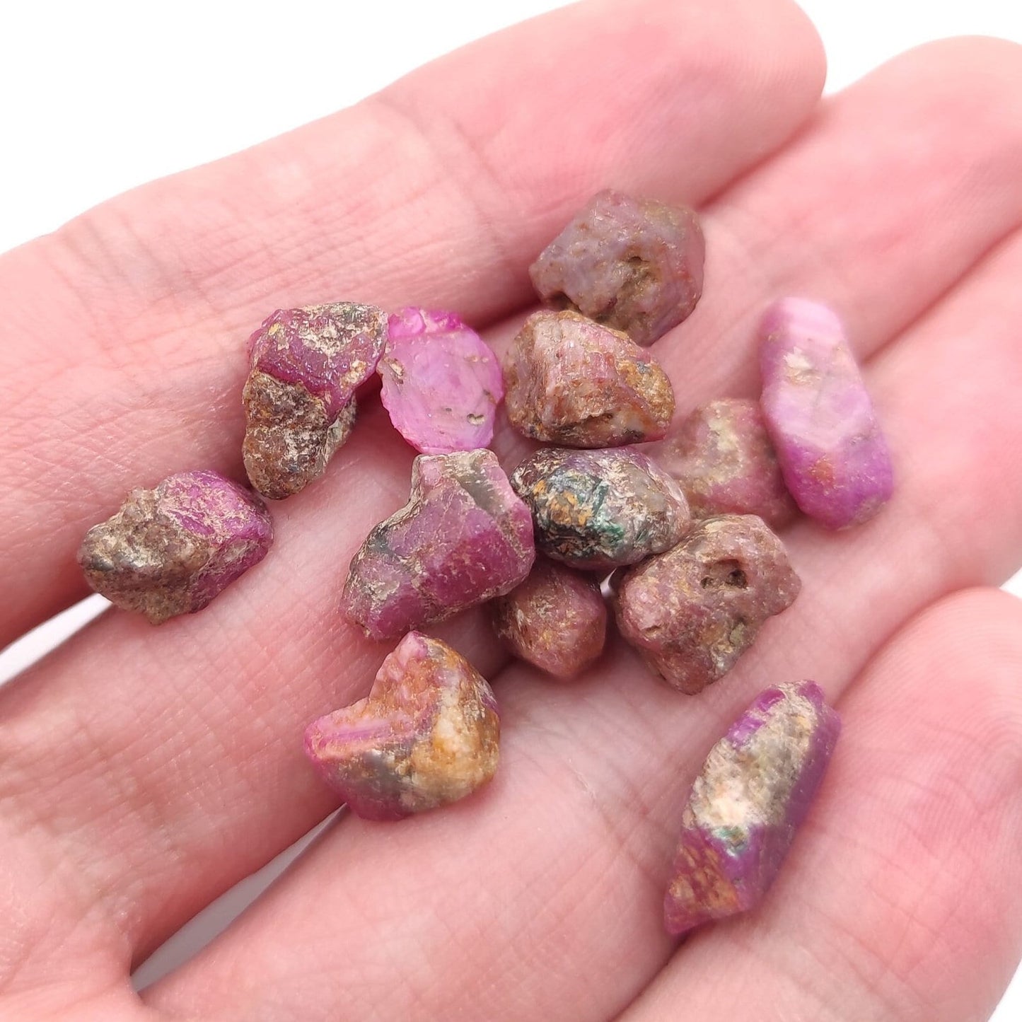 57ct Untreated Ruby Lot - Unheated Ruby Gemstones - Raw Red Ruby from Mozambique - Rough Rubies Gems - Loose Ruby Gemstones - Rough Gems