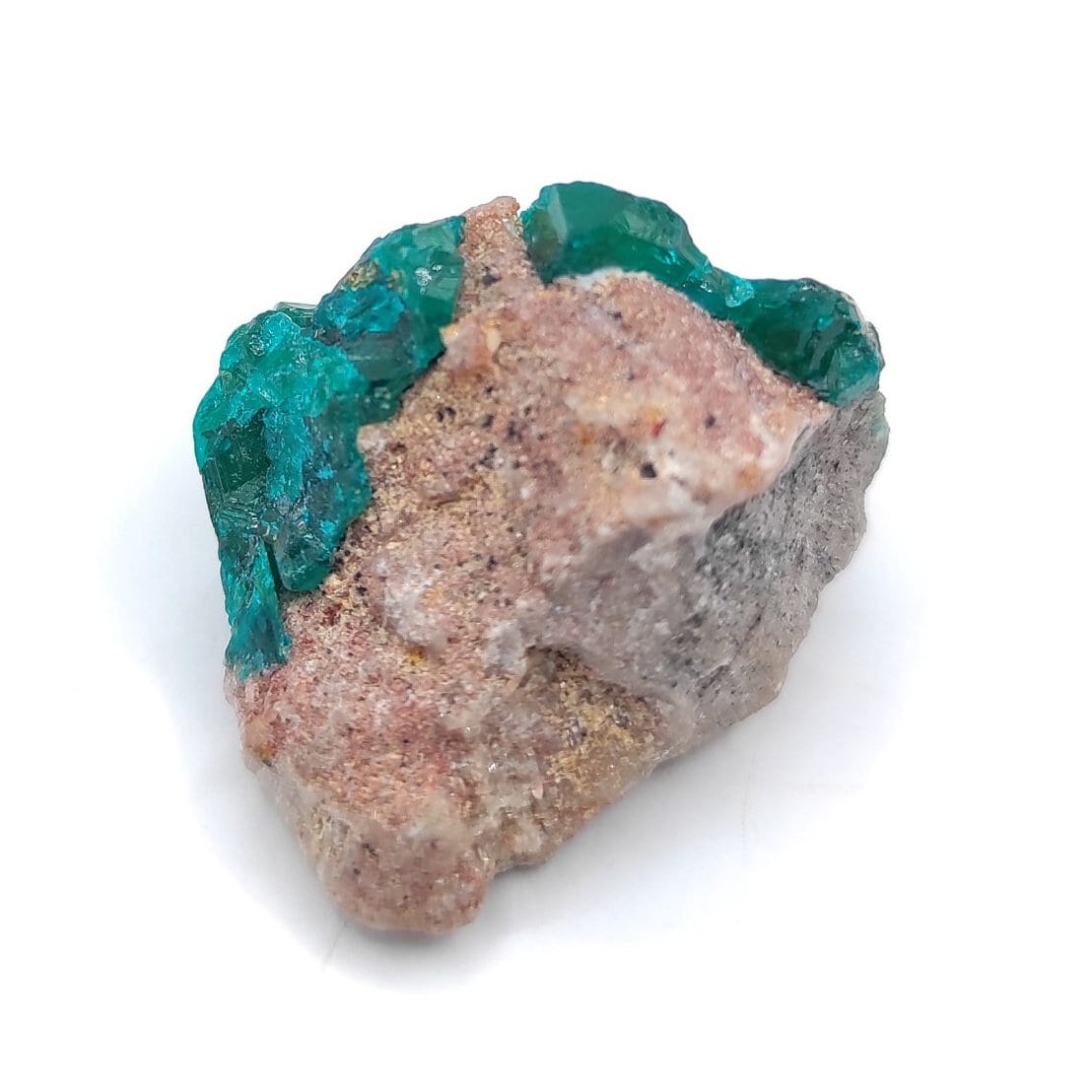 10g Dioptase Crystal from Congo - Natural Green Dioptase Mineral Specimen - Small Dioptase Specimen - Raw Dioptase Gem