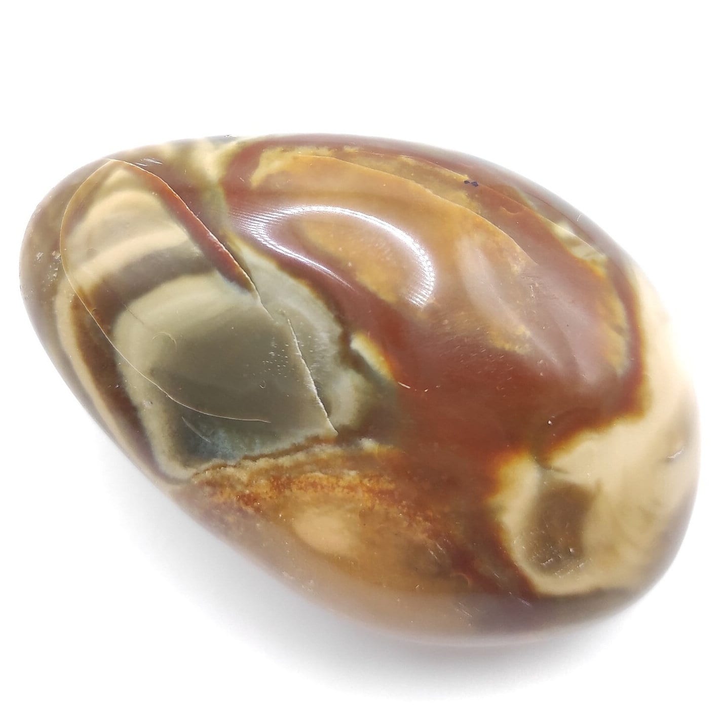 141g Polychrome Jasper Tumble Jasper Palmstone Natural Polished Polychrome Jasper Crystal Madagascar Large Polychrome Jasper Desert Jasper