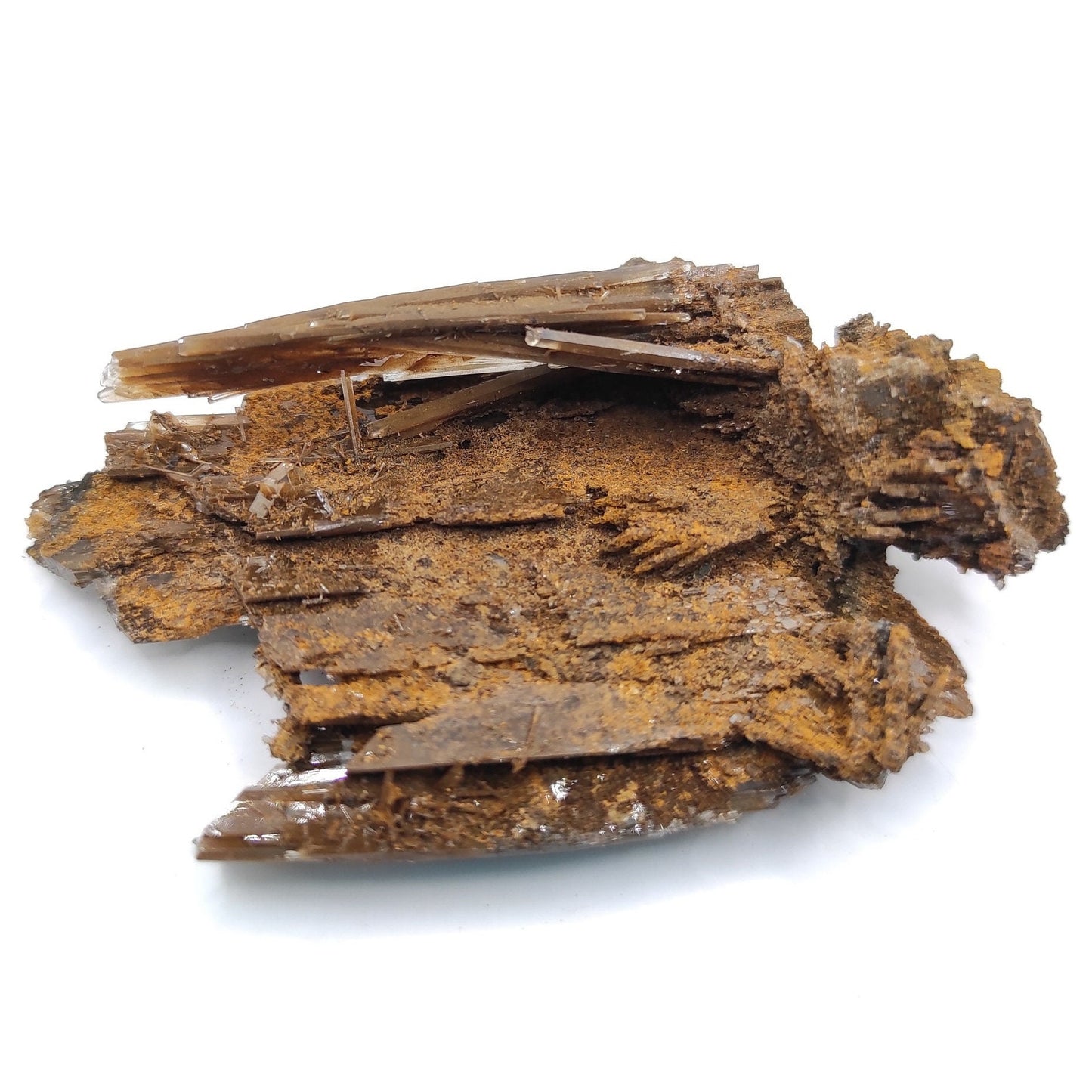 24g Brown and Blue Barite Specimen - Nador, Morocco - Barite Mineral Specimen - Blue Baryte from Morocco - Natural Barite Crystal Cluster