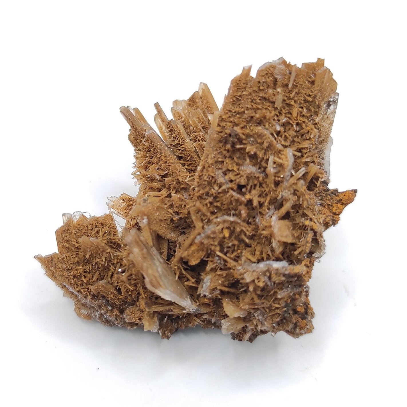 17g Brown and Blue Barite Specimen - Nador, Morocco - Barite Mineral Specimen - Blue Baryte from Morocco - Natural Barite Crystal Cluster