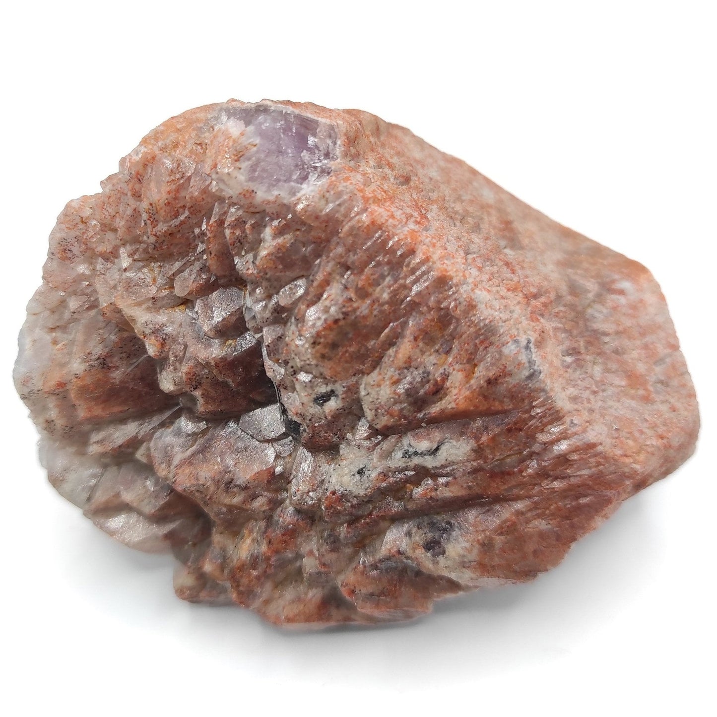 269g Thunder Bay Amethyst - Hematite Coated Amethyst - Canadian Amethyst Crystal - Amethyst Thunder Bay - Red Amethyst - Mineral Specimen