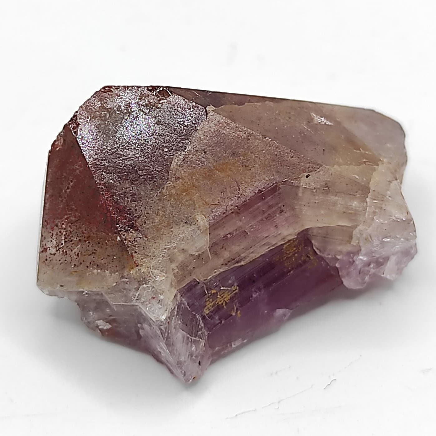 10g Mini Thunder Bay Amethyst - Hematite Amethyst - Canadian Amethyst Crystal - Hematite Included - Mini Small Pocket Crystals