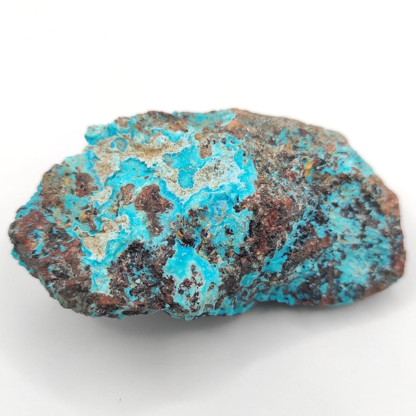 125g Chrysocolla on Matrix - Tyrone, New Mexico - Rough Chrysocolla from United States - Natural Chrysocolla Mineral Specimen - Raw Crystals