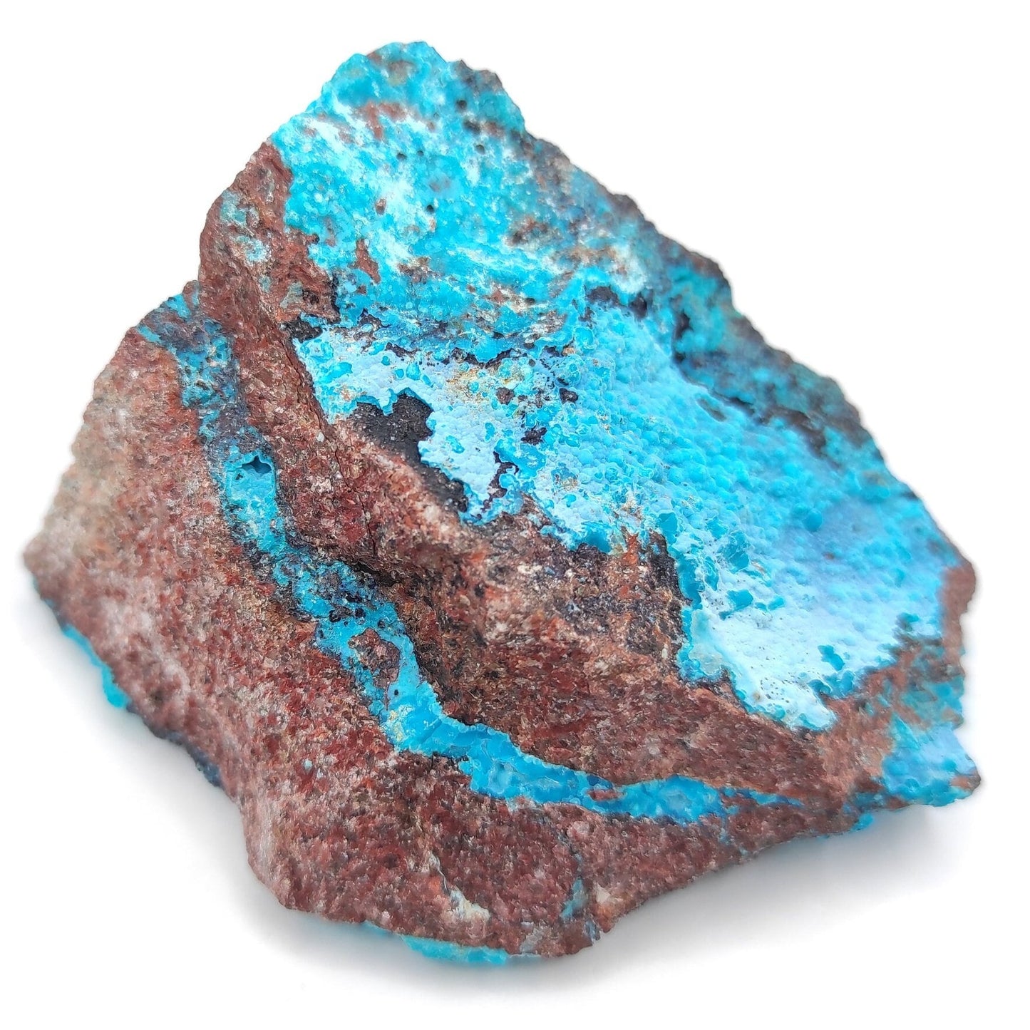 144g Chrysocolla on Matrix - Tyrone, New Mexico - Rough Chrysocolla from United States - Natural Chrysocolla Mineral Specimen - Raw Crystals