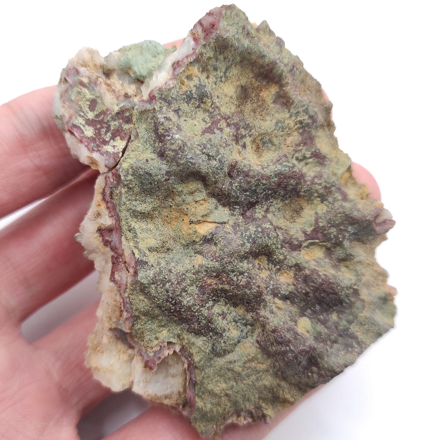 62g Epidote with Quartz - Imilchil, Morocco - Green Epidote Crystal Cluster - Raw Mineral Specimen - Green Epidote and Quartz Crystal