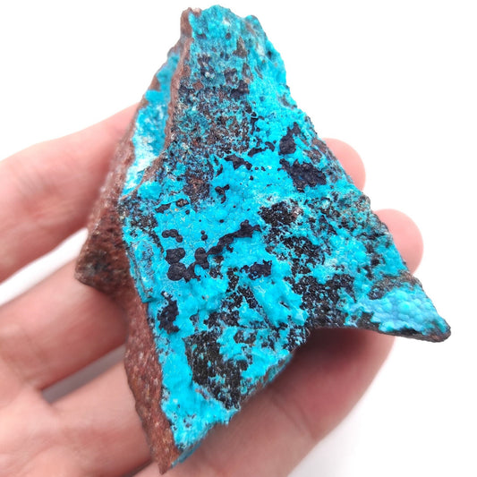 101g Chrysocolla on Matrix - Tyrone, New Mexico - Rough Chrysocolla from United States - Natural Chrysocolla Mineral Specimen - Raw Crystals