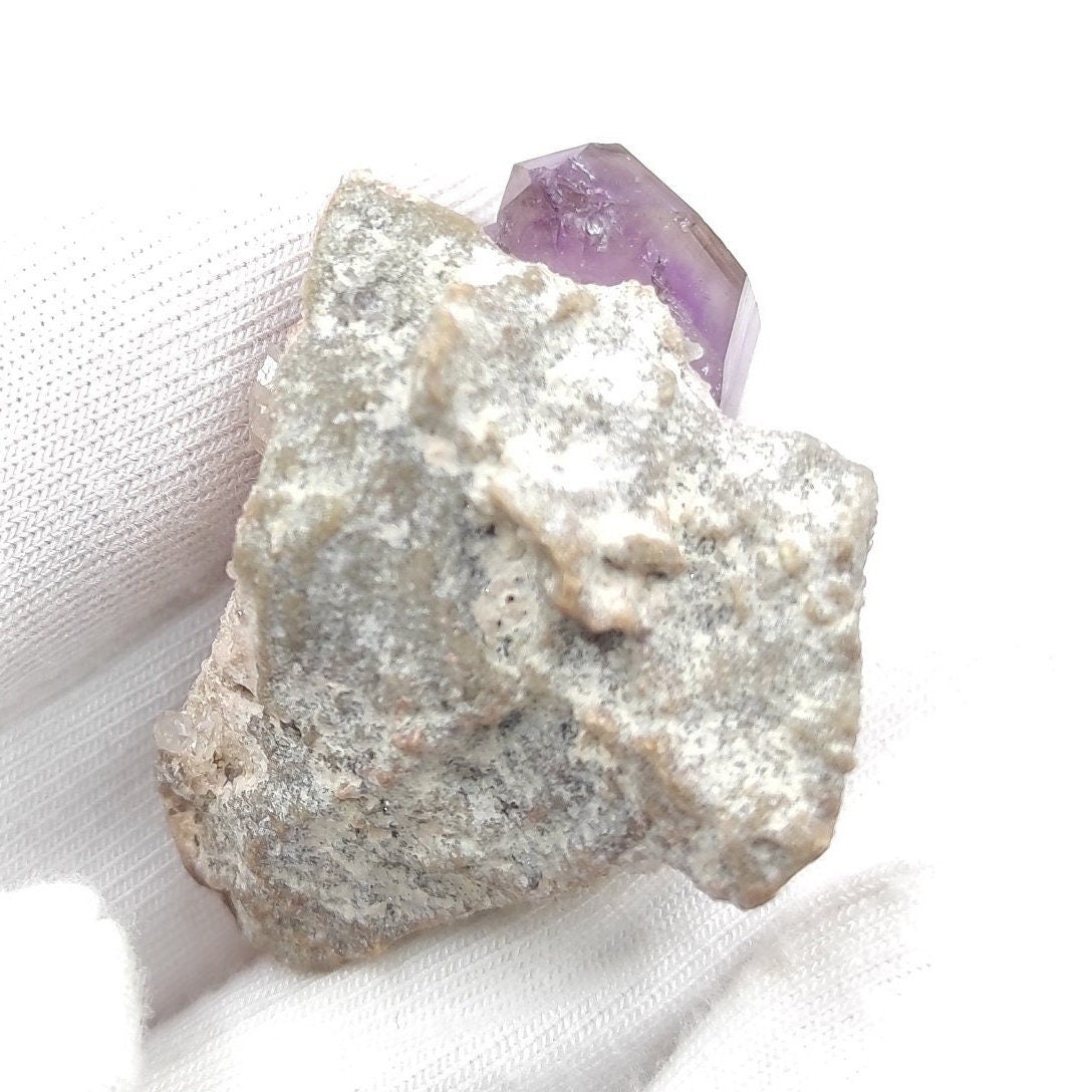 10.18g Amethyst from Kazakhstan - Purple Amethyst Crystal - Lake Balkhash, Saryshagan Deposit, Kazakhstan - Natural Mineral Specimen