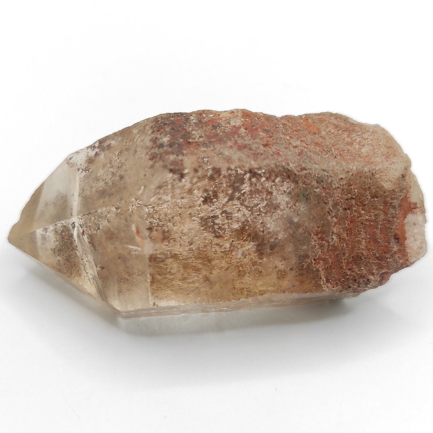 61g Rutile Included Quartz - Rutilated Quartz Crystal - Rutile from Brazil - Raw Rutile Quartz Point - Natural Quartz - Raw Crystals