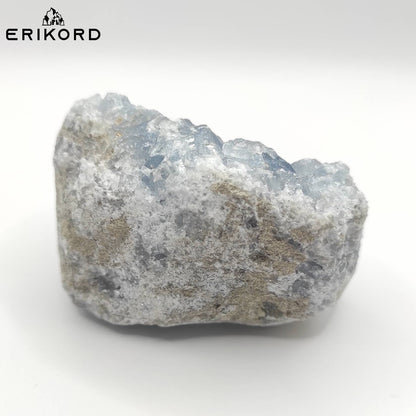 224g Blue Celestite Crystal Natural Blue Celeste Mineral Specimen Crystal Cluster Raw Blue Crystals Madagascar Raw Gems Rough Celestite Gem