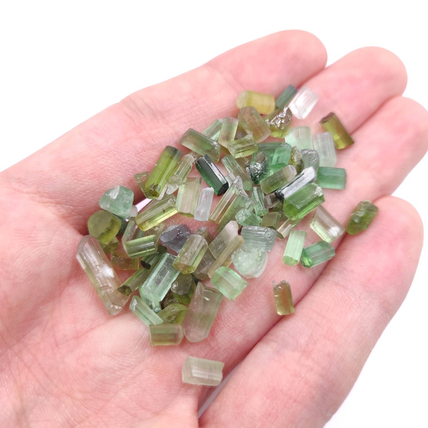 63ct Green & Blue Rough Tourmaline Lot