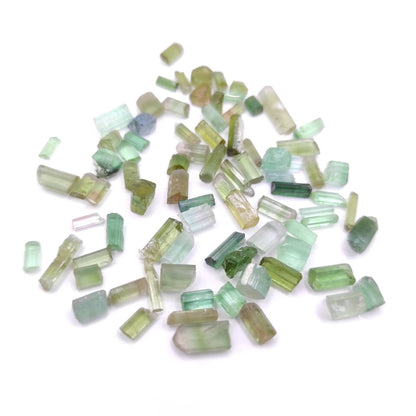 63ct Green & Blue Rough Tourmaline Lot