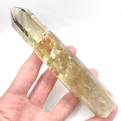 199g High Quality Heated Citrine Tower - Citrine Crystal - Sparkling Polished Yellow Citrine Obelisk - Yellow Crystal Specimen