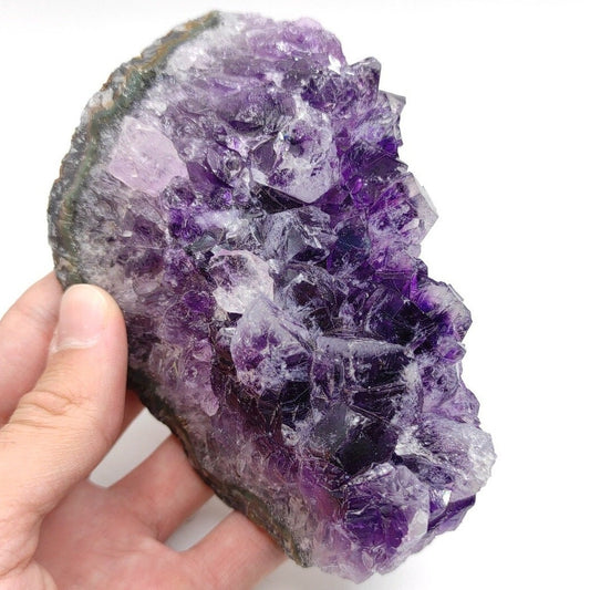 608g Amethyst Crystal Cluster Purple Amethyst from South Brazil Amethyst Gemstone Raw Amethyst Rough Amethyst Desk Crystal Natural Crystals