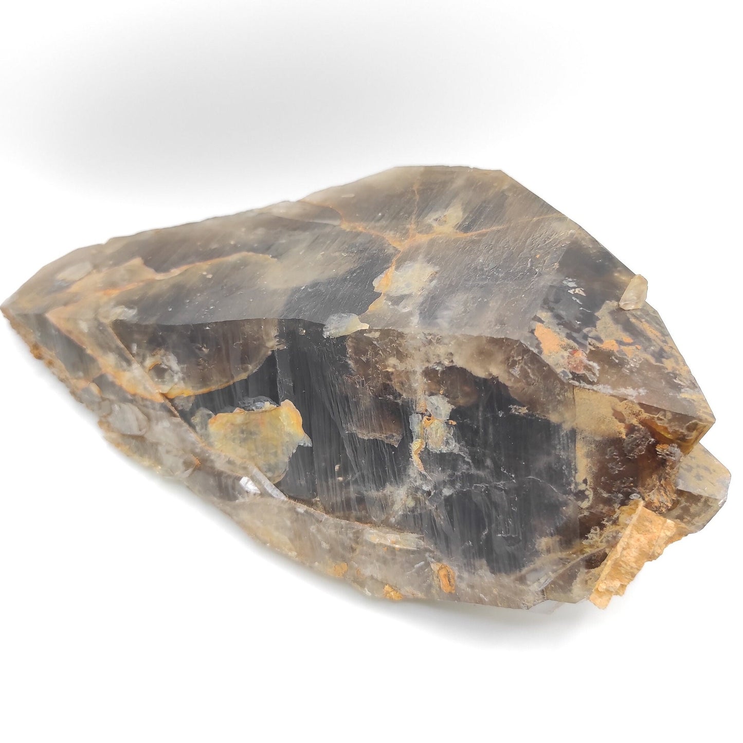 1.17 kg Large Smoky Quartz Point Natural Dark Smoky Brown Quartz Malawi Crystals Raw Smoky Quartz Cluster Raw Crystal Brown Quartz Point