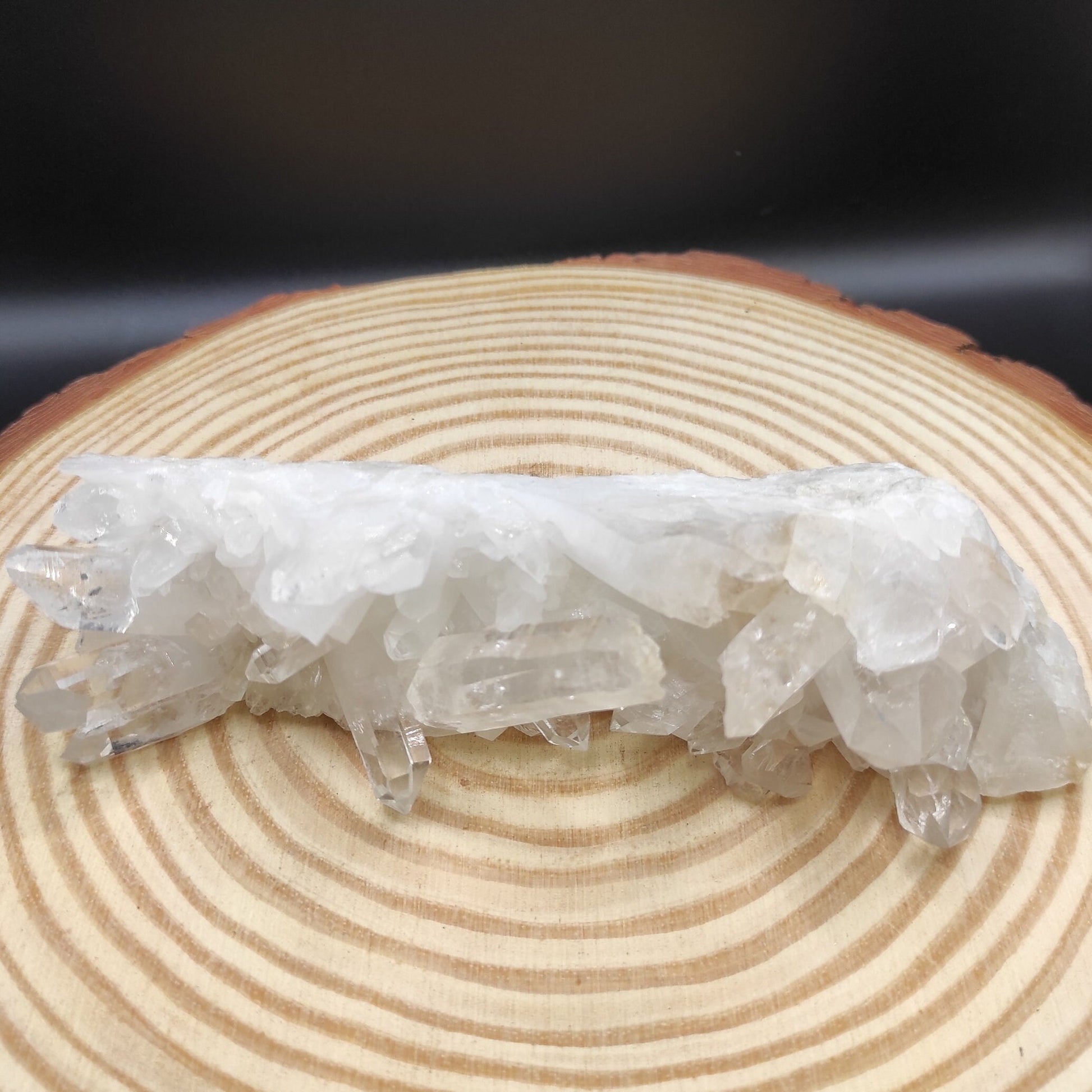 409g NATURAL Clear Quartz Crystal Cluster from Colombia Untreated Quartz Point Cluster Mineral Specimen White Quartz Crystal Clear Quartz