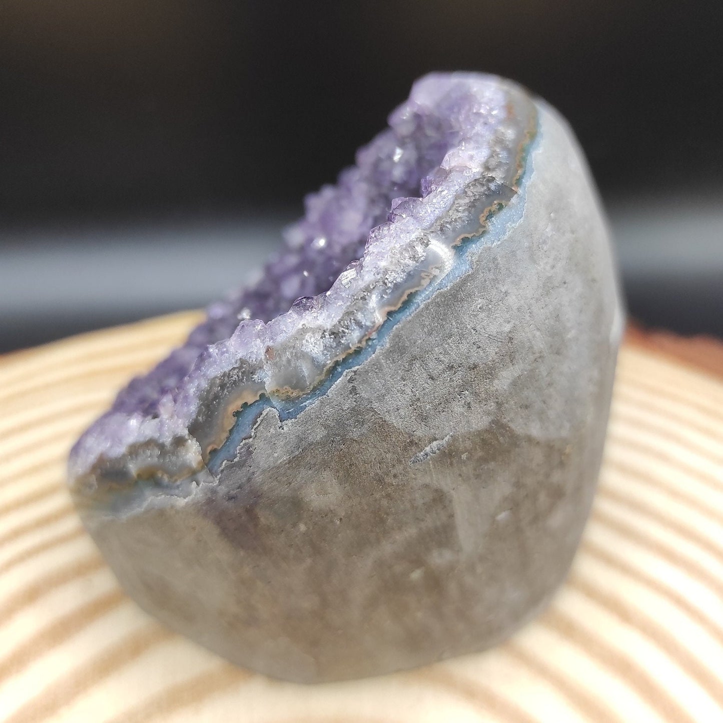 391g Amethyst Geode Cluster Purple Amethyst from South Brazil Amethyst Gemstone Raw Amethyst Rough Amethyst Desk Crystal Natural Crystals