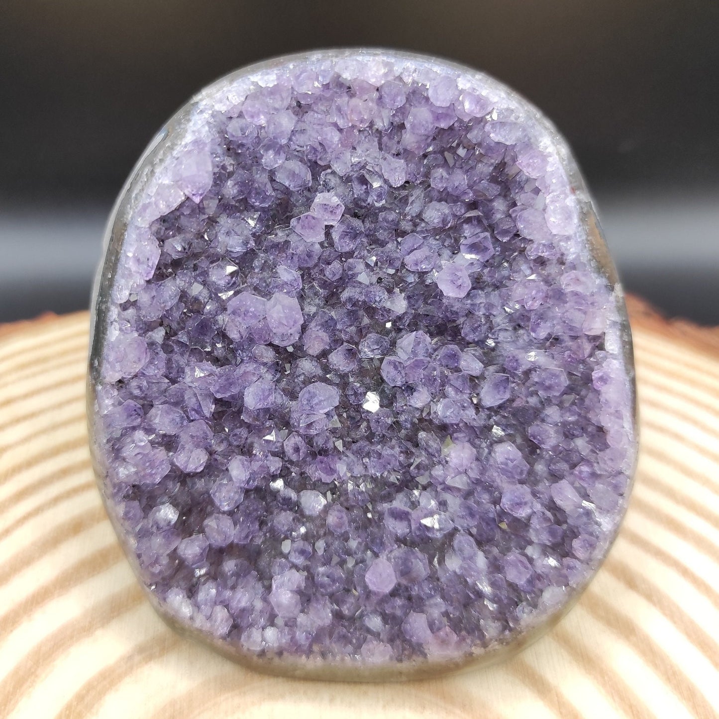 391g Amethyst Geode Cluster Purple Amethyst from South Brazil Amethyst Gemstone Raw Amethyst Rough Amethyst Desk Crystal Natural Crystals