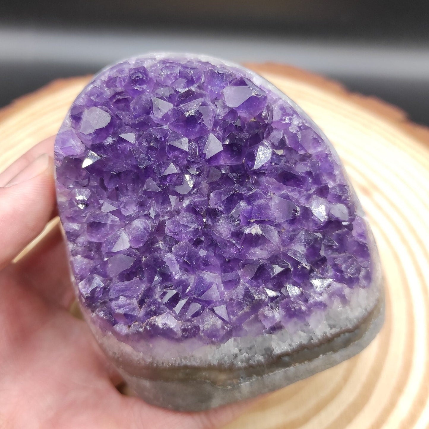 479g Amethyst Geode Cluster Purple Amethyst from South Brazil Amethyst Gemstone Raw Amethyst Rough Amethyst Desk Crystal Natural Crystals