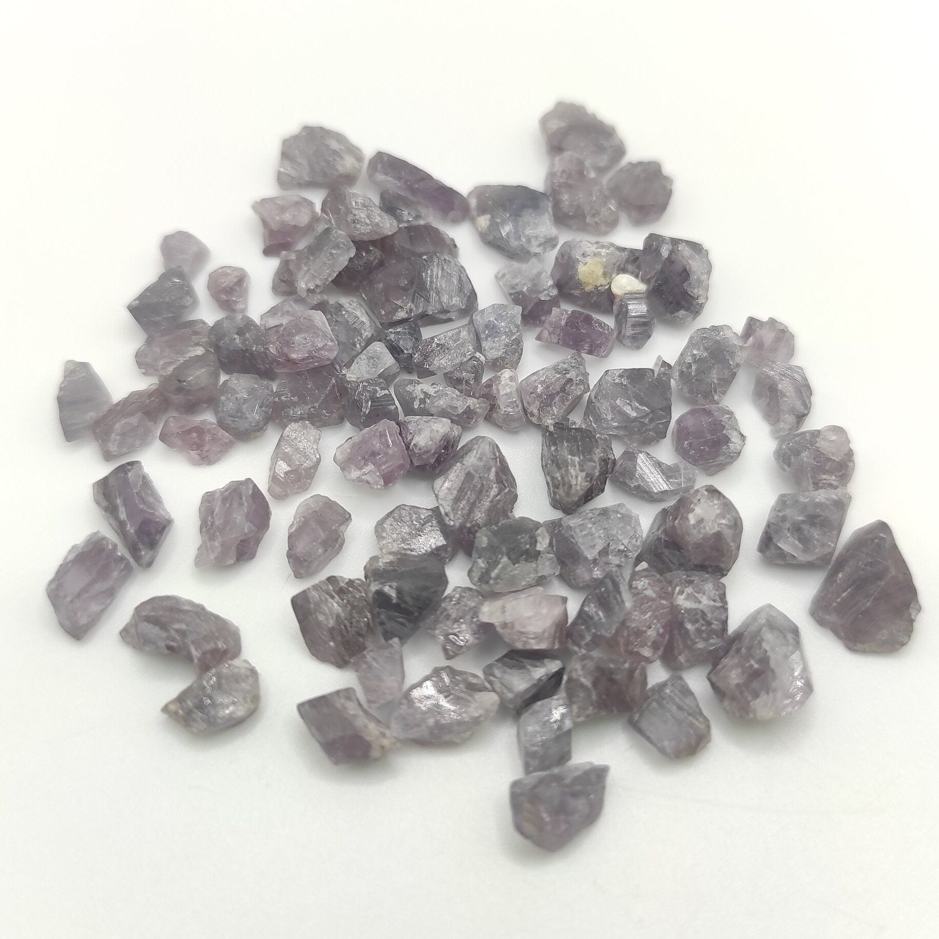 94ct Light Purple Spinel Lot Natural Spinel Untreated Gemstones Loose Spinel Rough Spinel Gems Raw Spinel Crystals Purple/Grey Spinel Lot
