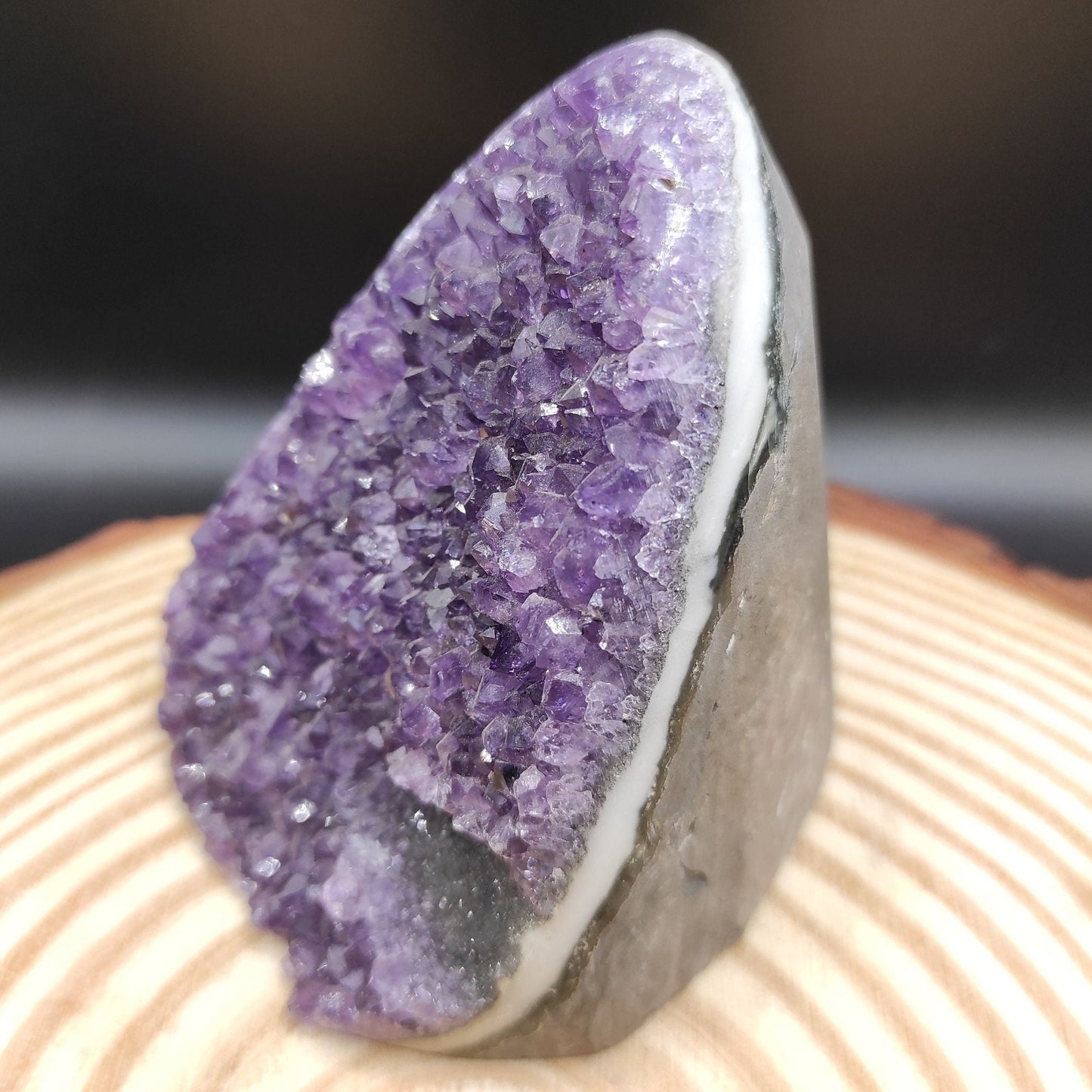 435g Amethyst Geode Cluster Purple Amethyst from South Brazil Amethyst Gemstone Raw Amethyst Rough Amethyst Desk Crystal Natural Crystals