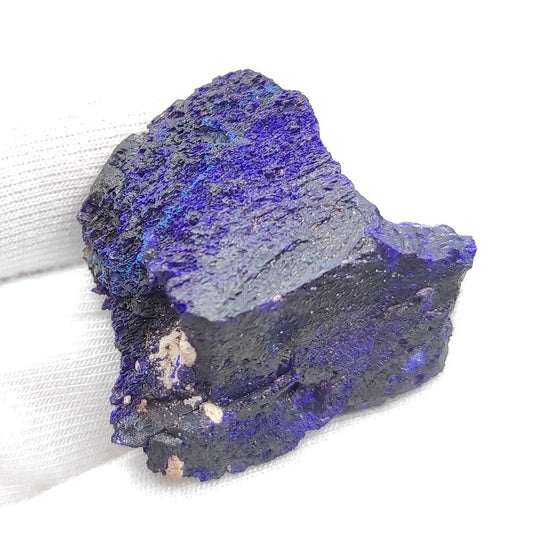 10.39g Crystallized Azurite - Kerrouchen, Morocco - Blue Azurite Specimen - High Quality Blue Azurite - Azurite Mineral Specimen