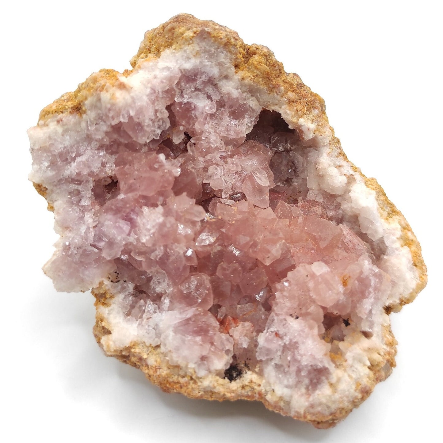 190g Pink Amethyst Geode - Neuquén, Argentina - Natural Raw Pink Amethyst Crystal - Pink Amethyst Geode Cluster - Crystallized Pink Amethyst