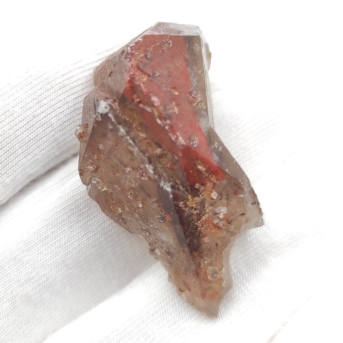 9g Mini Thunder Bay Smoky Amethyst - Dark Hematite Amethyst - Canadian Amethyst Crystal - Hematite Included - Mini Small Pocket Crystals