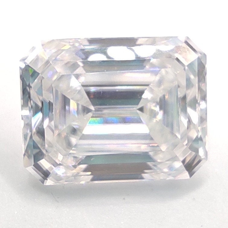 2.5 Carat (7x9mm) Moissanite Gemstone - Octagon Cut Moissanite - Faceted Brilliant Moissanite for Jewelry - Octagon Faceted - Lab Grown Gem