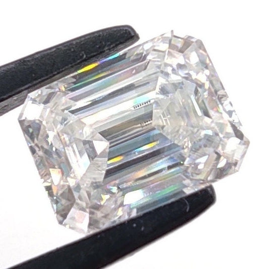 2.5 Carat (7x9mm) Moissanite Gemstone - Octagon Cut Moissanite - Faceted Brilliant Moissanite for Jewelry - Octagon Faceted - Lab Grown Gem