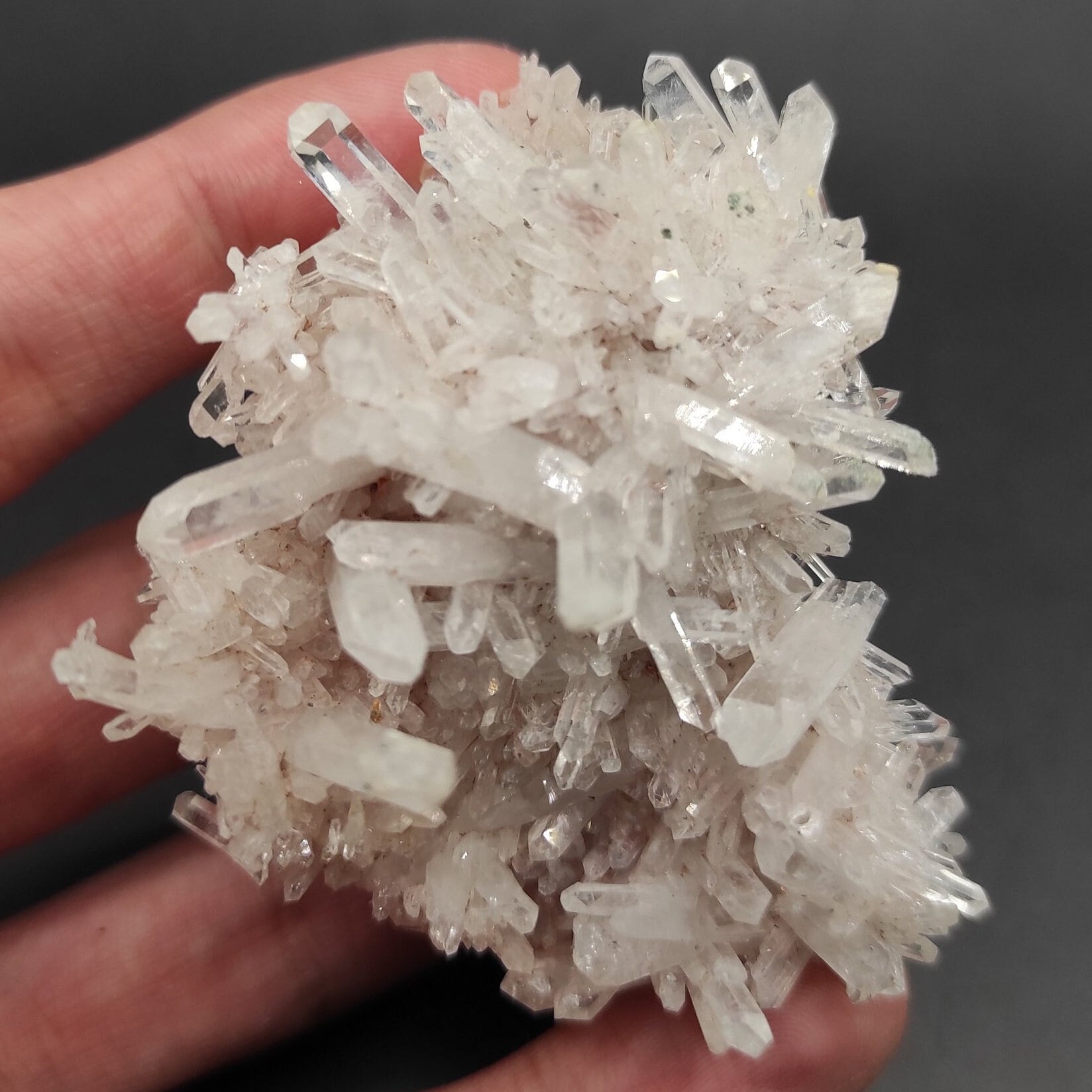 77g Clear Quartz Crystal Specimen - Clear Quartz Cluster from Belleza, Colombia - Quartz Crystals - Raw Quartz