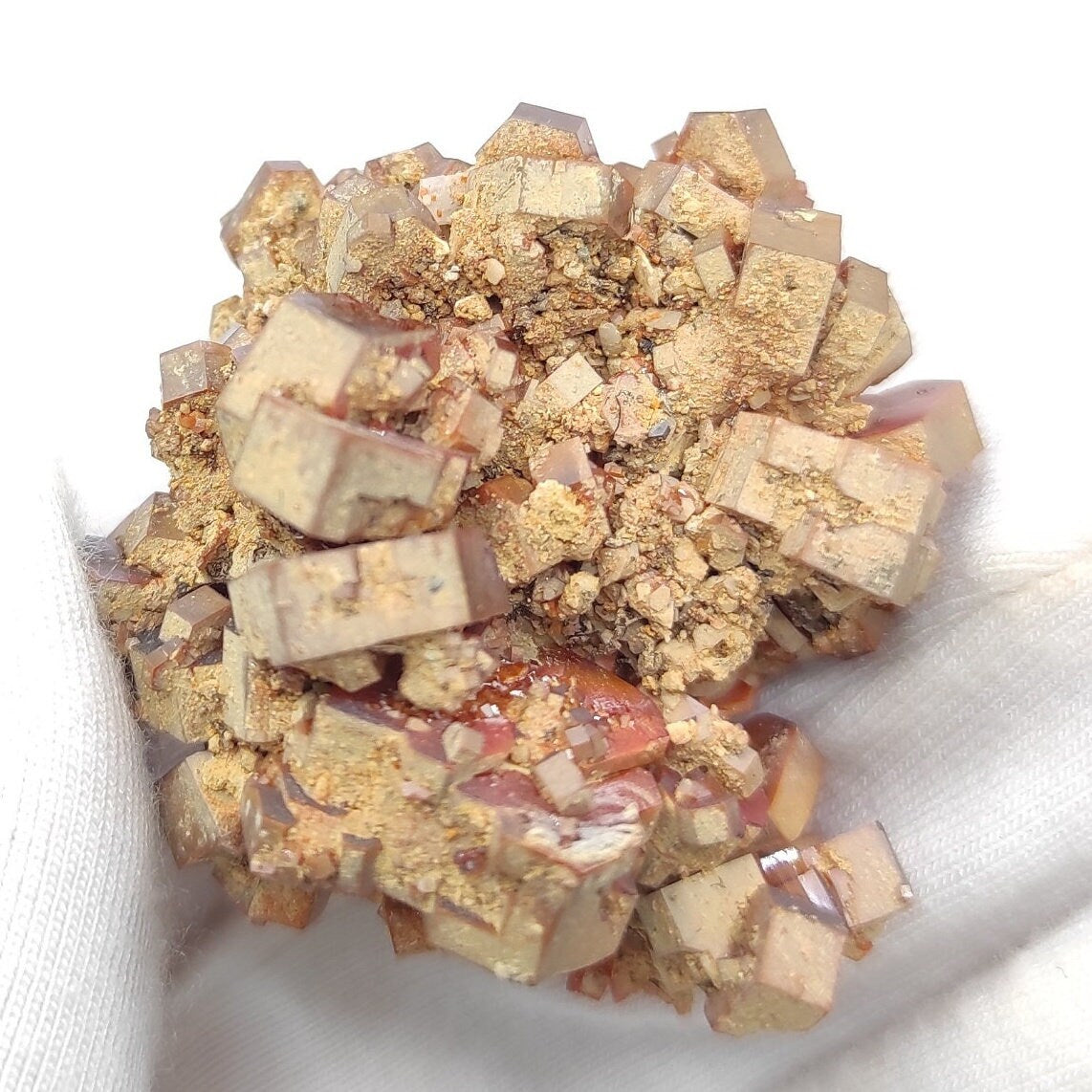 39g Skeletal Vanadinite on Matrix - Mibladen, Morocco - Vanadinite Crystals - Natural Red Vanadinite - Mineral Specimen - Rough Vanadinite